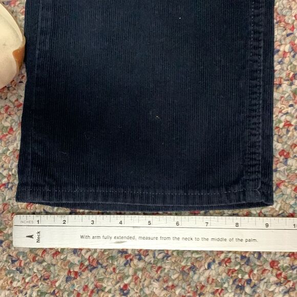 Banana Republic Navy Blue Mid Wale Corduroy Jean Style Pants Size 36 X 34 - Picture 11 of 11